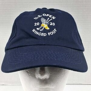 USGA 2020 US Open Winged Foot Golf Hat Navy Blue Member Adjustable Baseball Cap